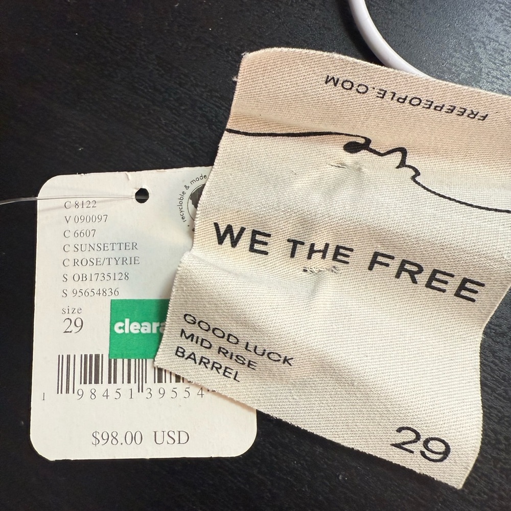 Free People barrel jeans - Picture 4 of 4